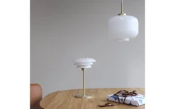 DL20 Bordslampa 30cm Opal/Mässing
