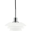 DL20 Fönsterlampa 20cm Opal/Krom