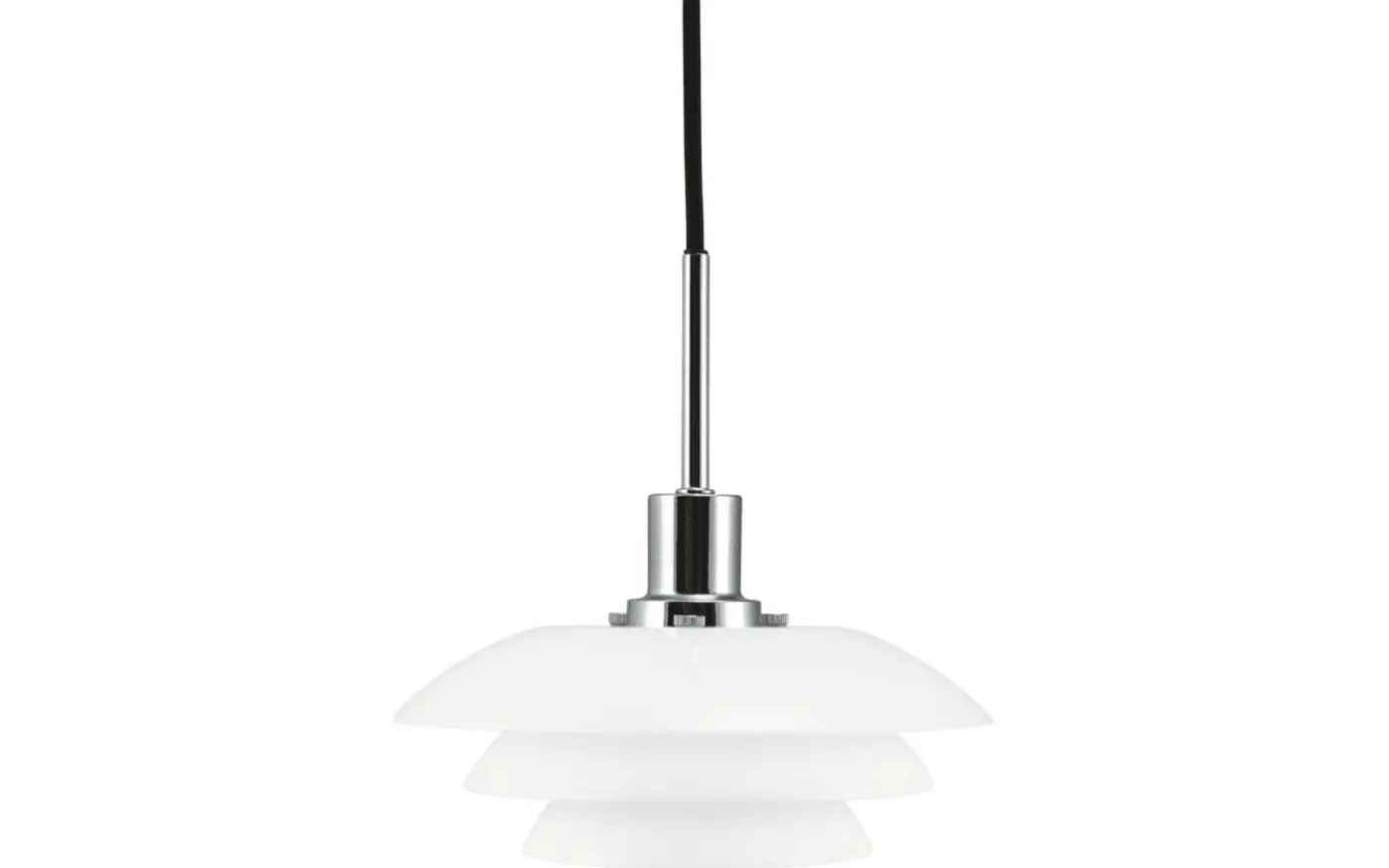 DL20 Fönsterlampa 20cm Opal/Krom