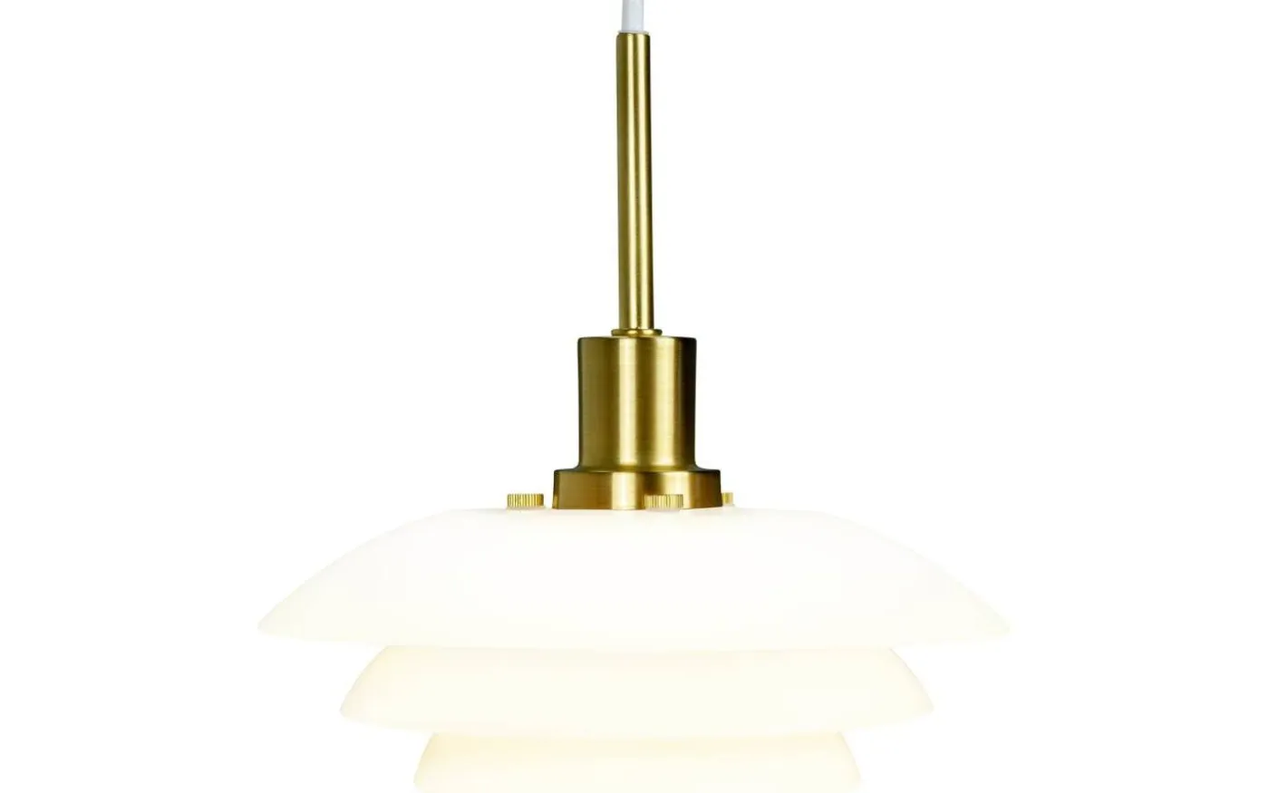 DL20 Fönsterlampa 20cm Opal/Mässing