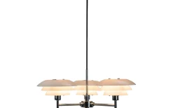 DL20 Takkrona 50cm 3 Armar Opal/Krom