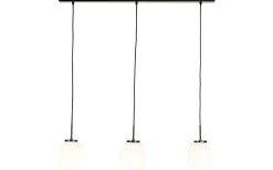 DL39 Taklampa 90cm Opal/Svart