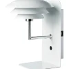 DL20 Vägglampa USB Vit/Krom