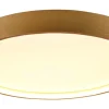 Doha Plafond LED 45cm matt mässing
