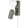 Doppio Vägglampa Grön