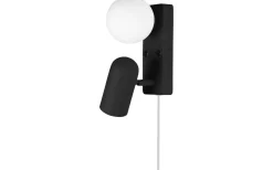 Doppio Vägglampa Svart