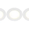 Doris 230V Spotlight 3000K 5,5W Vit 3-pack IP65