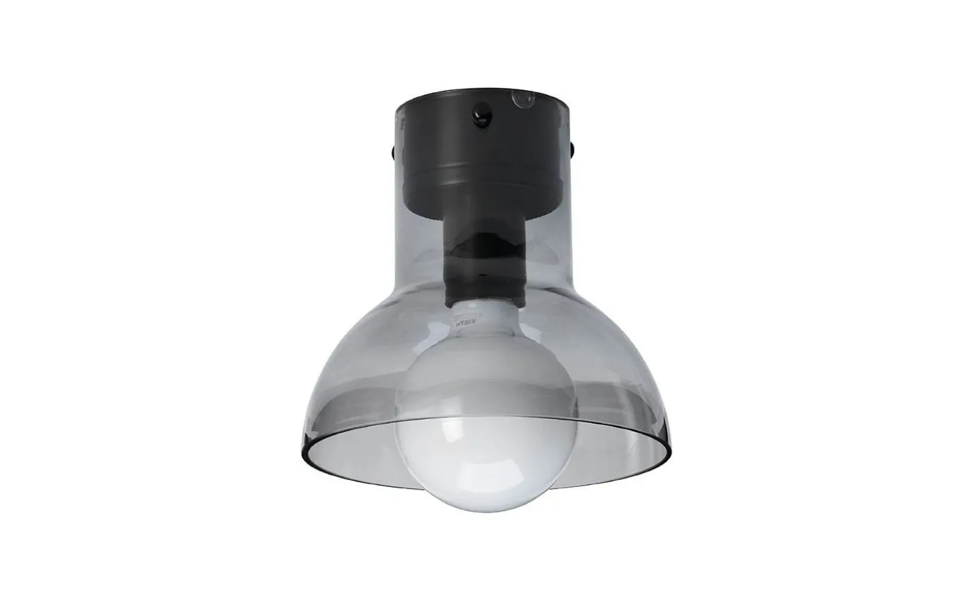 Down Plafond 19cm Svart/Rök