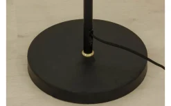 Dublin Golvlampa 140cm Svart/Matt Mässing