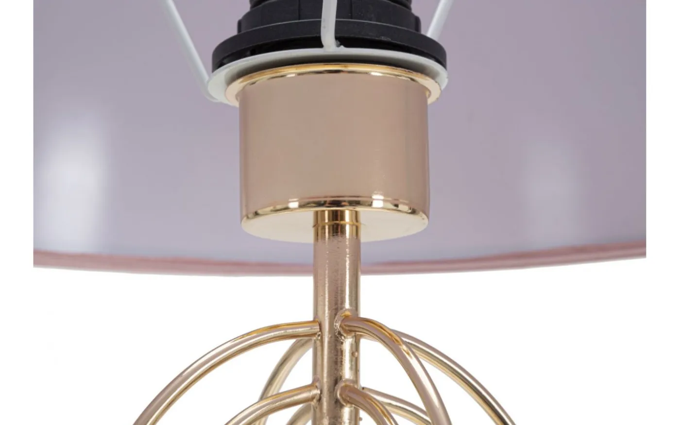 Duca Bordslampa 64cm Guld/Rosa