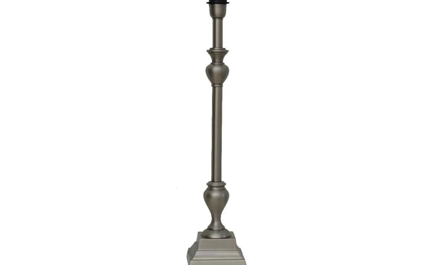 Durban Lampfot 66cm Antik Silver