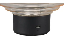 Earl Bordslampa LED matt svart/bärnstensfärgad uppladdningsbar