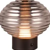 Earl Bordslampa LED mattsvart/rökfärgad uppladdningsbar