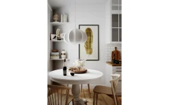 Ebba Taklampa 50cm Vit