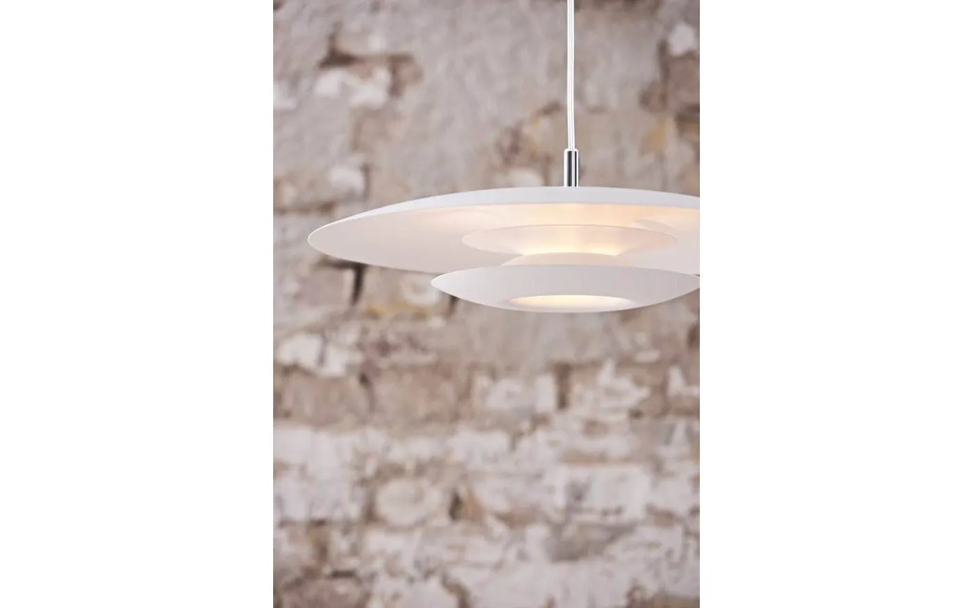 Eclipse Taklampa 48cm Vit
