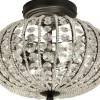 Edda Kristallplafond 30cm Svart