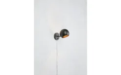 Edgar Vägglampa Svart