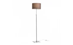 Edika Golvlampa 149cm Brun/Matt nickel E27