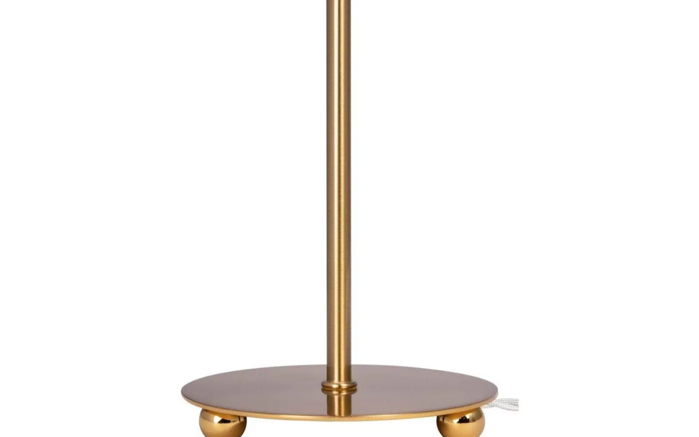 Edith Bordslampa 50cm E27 Borstad Mässing/Brun