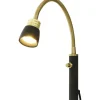 Eketorp Sänglampa LED 3W 2700K Svart/Matt Mässing