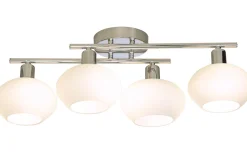 Elba Plafond 60cm Krom/Opalvit IP44