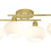 Elba Plafond 60cm Matt Mässing/Opalvit IP44