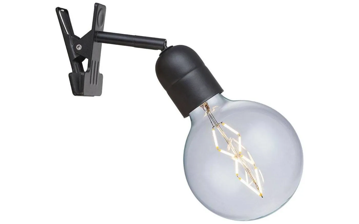 Elegance Klämlampa Svart