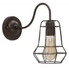 Elegante Vägglampa 27,5cm Brun