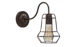 Elegante Vägglampa 27,5cm Brun