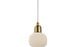 Elin Fönsterlampa 10cm Mässing/Opal