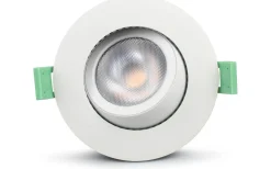 Ellen 230V Spotlight Dim to Warm 2200-2700K 6W Vit IP65