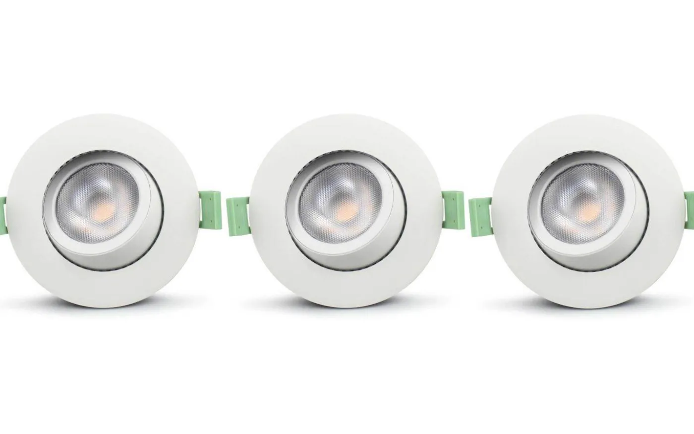 Ellen 230V Spotlight Dim to Warm 2200-2700K 6W Vit 3-pack IP65