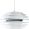 Ellipse Taklampa 50cm Vit/Krom