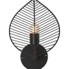 Elm Vägglampa 33cm Svart