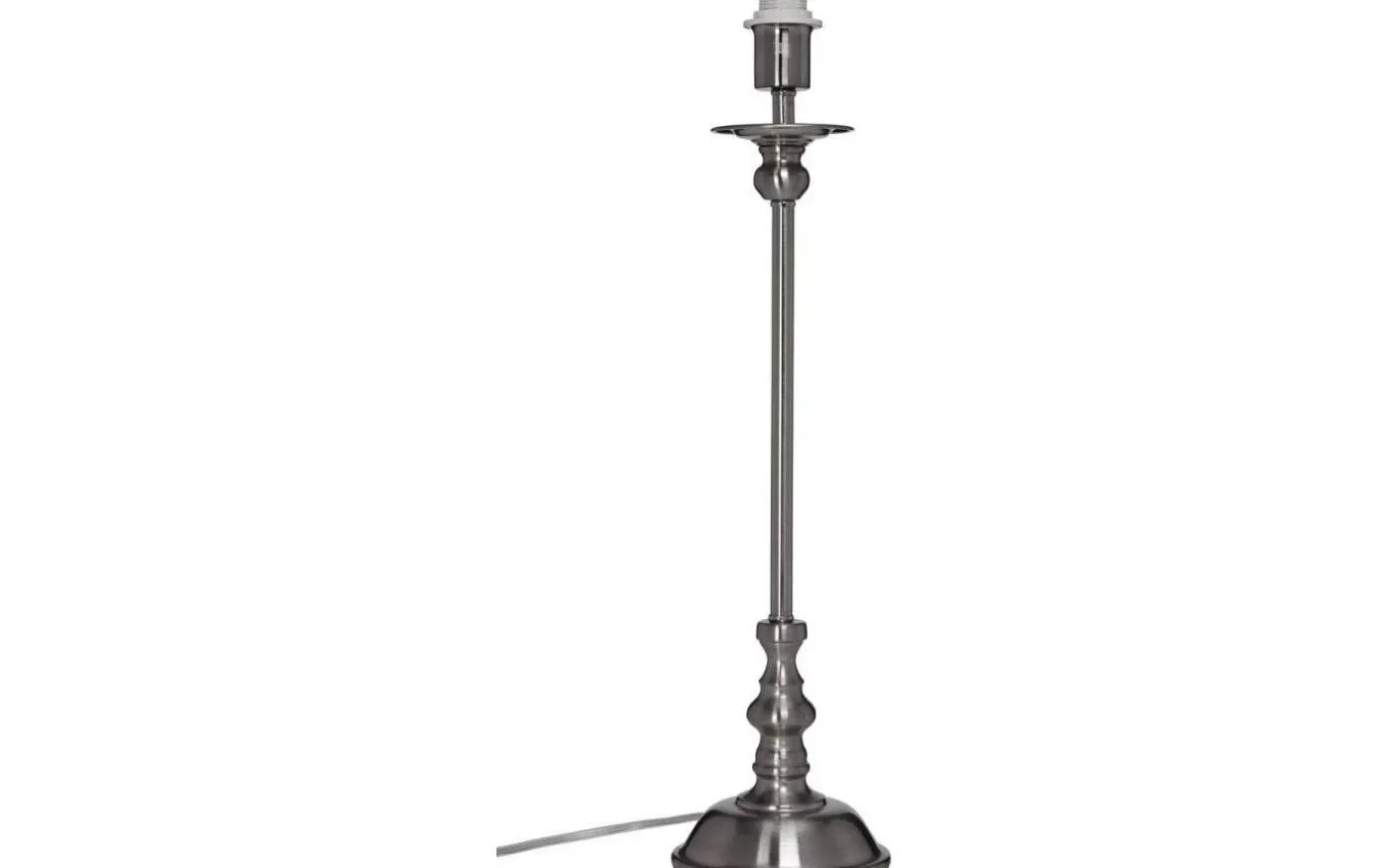Elsa Lampfot 48cm Borstad Krom