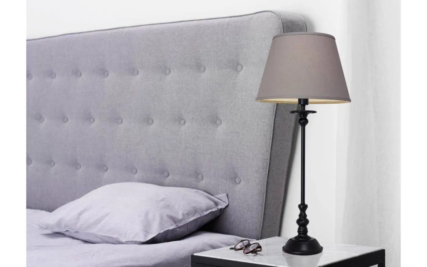 Elsa Lampfot 48cm Svart