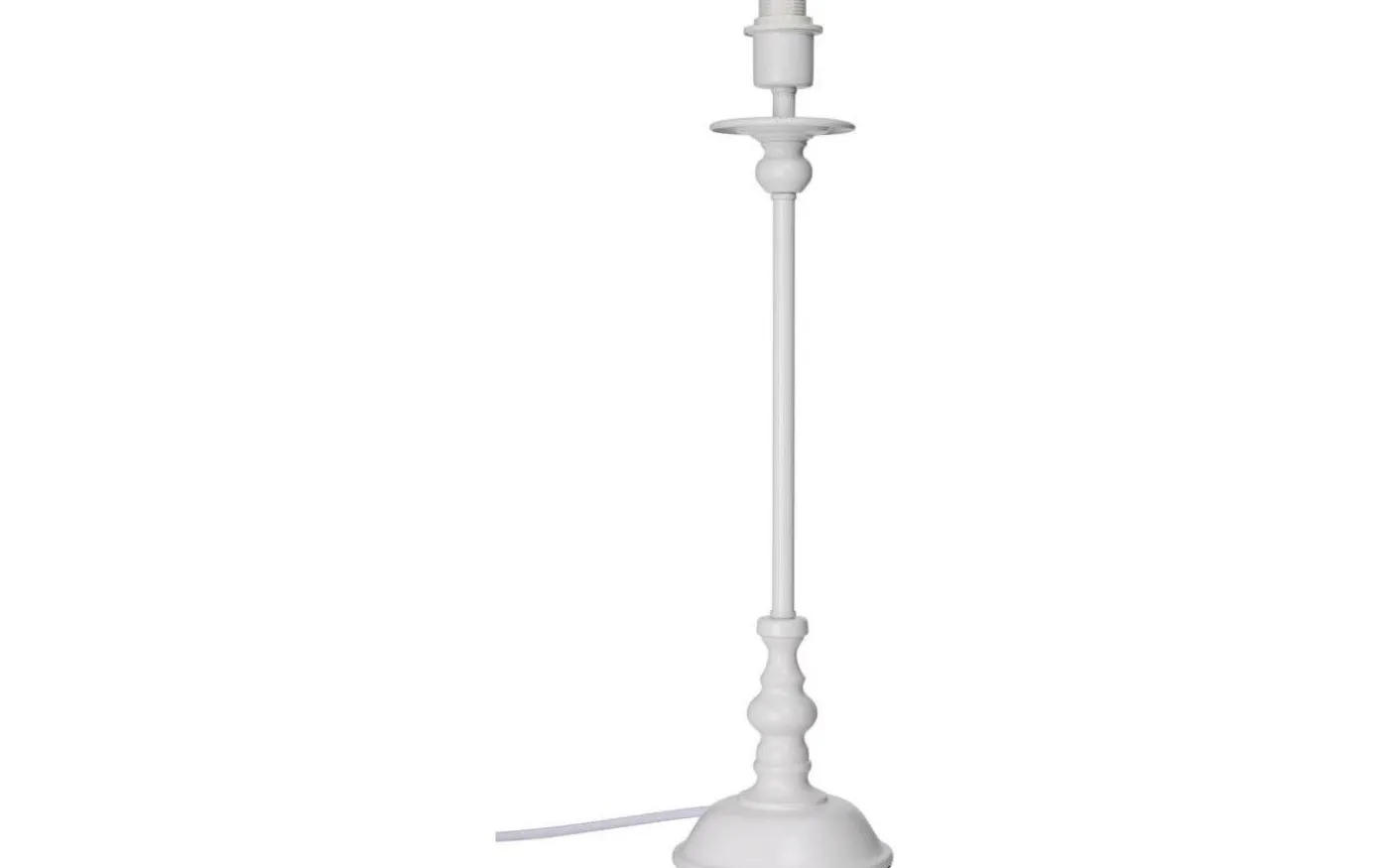 Elsa Lampfot 48cm Vit