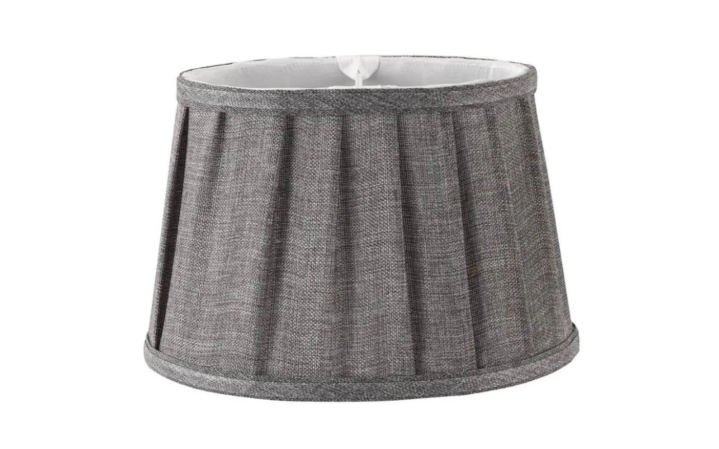 Emily Lampskärm Oval 22cm Grå