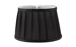 Emily Lampskärm Oval 22cm Svart