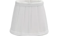 Emily Plisserad Lampskärm Ø16cm Vit