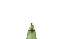 Emmi Fönsterlampa 12cm Grön/Mässing
