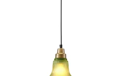 Emmi Fönsterlampa 12cm Grön/Mässing