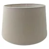 Engelska Fröskal Lampskärm Oval 25cm Beige