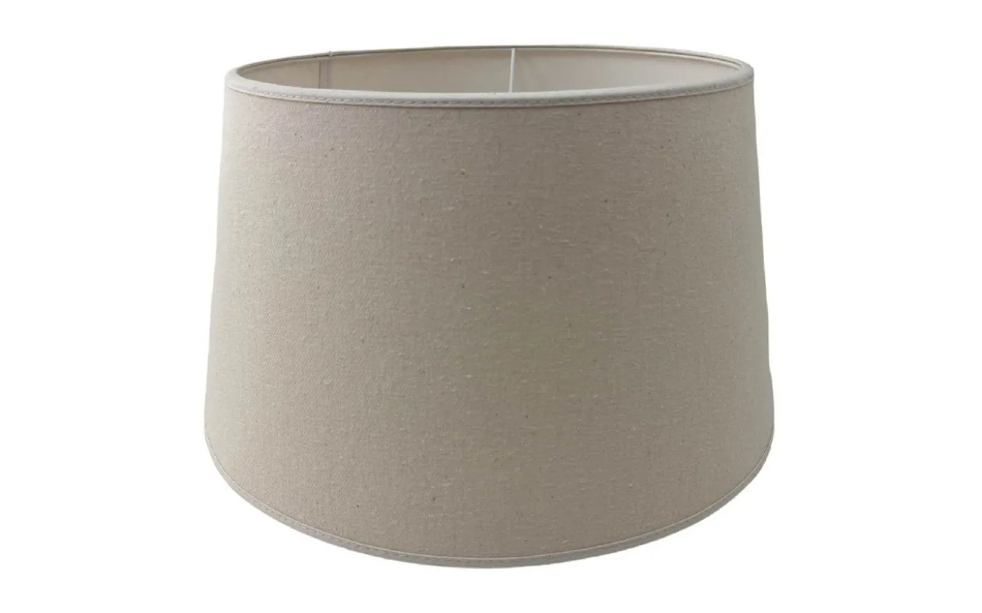 Engelska Fröskal Lampskärm Oval 30cm Beige