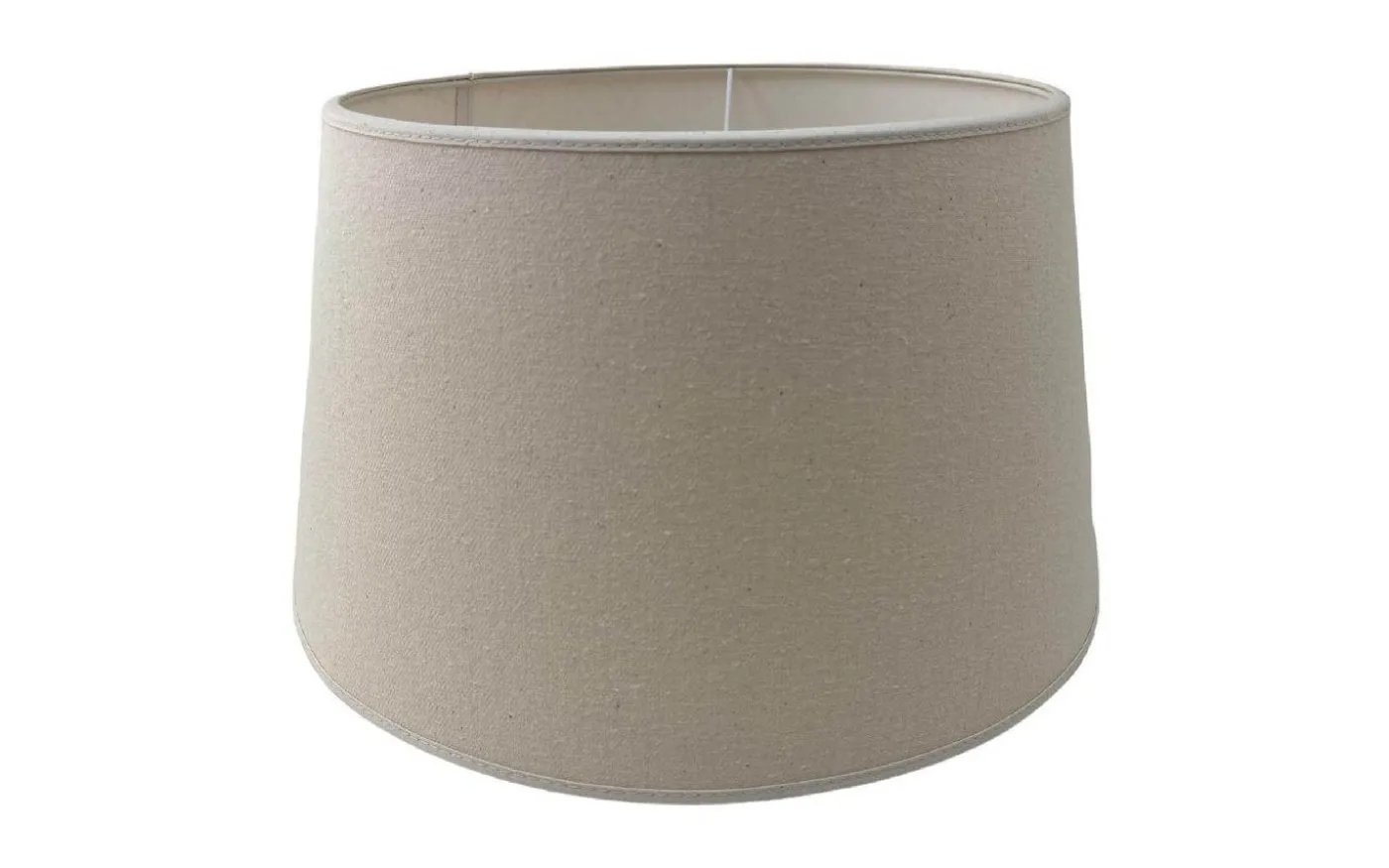 Engelska Fröskal Oval Lampskärm 20cm Beige
