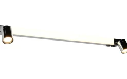 Enrico H2O LED + 2xGU10 Vägglampa 90cm krom IP44