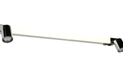 Enrico H2O LED + 2xGU10 Vägglampa 90cm krom IP44