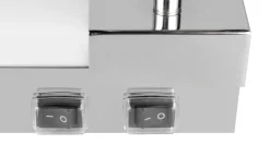 Enrico H2O LED + 2xGU10 Vägglampa 60cm krom IP44