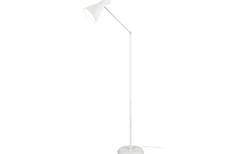 Enzo Golvlampa E27 matt vit