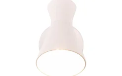 Enzo Vägglampa E27 matt vit
